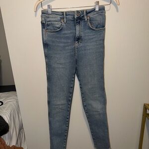 Free People Blue Skinny Jeans